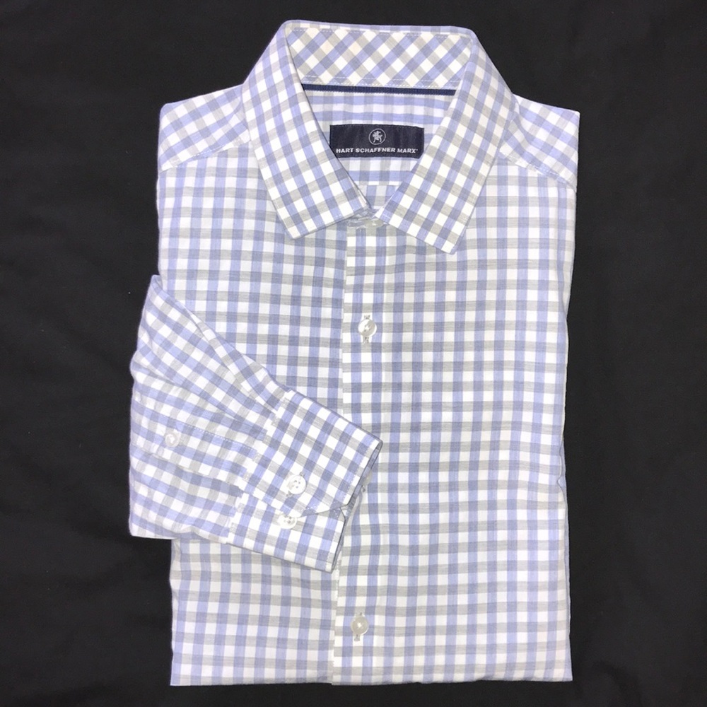 HART SCHAFFNER MARX Long Sleeve Button Down Shirt